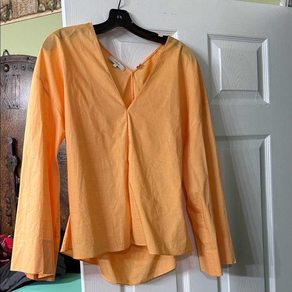 Vince Camuto Peach Long Sleeve Blouse-Authentic 💯